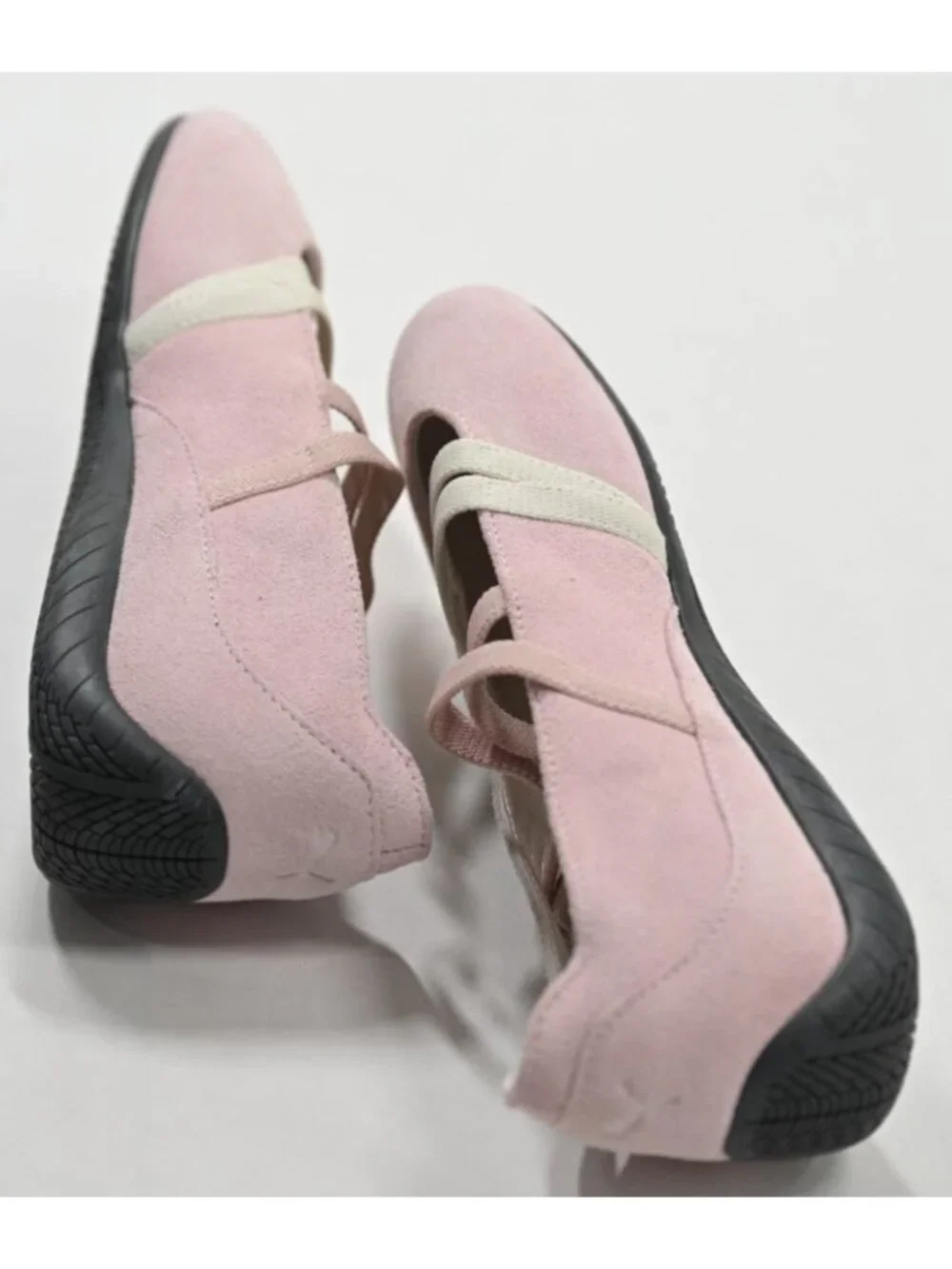 Puma Speedcat Ballet Suede Flats 401287-01 in Whisp of Pink